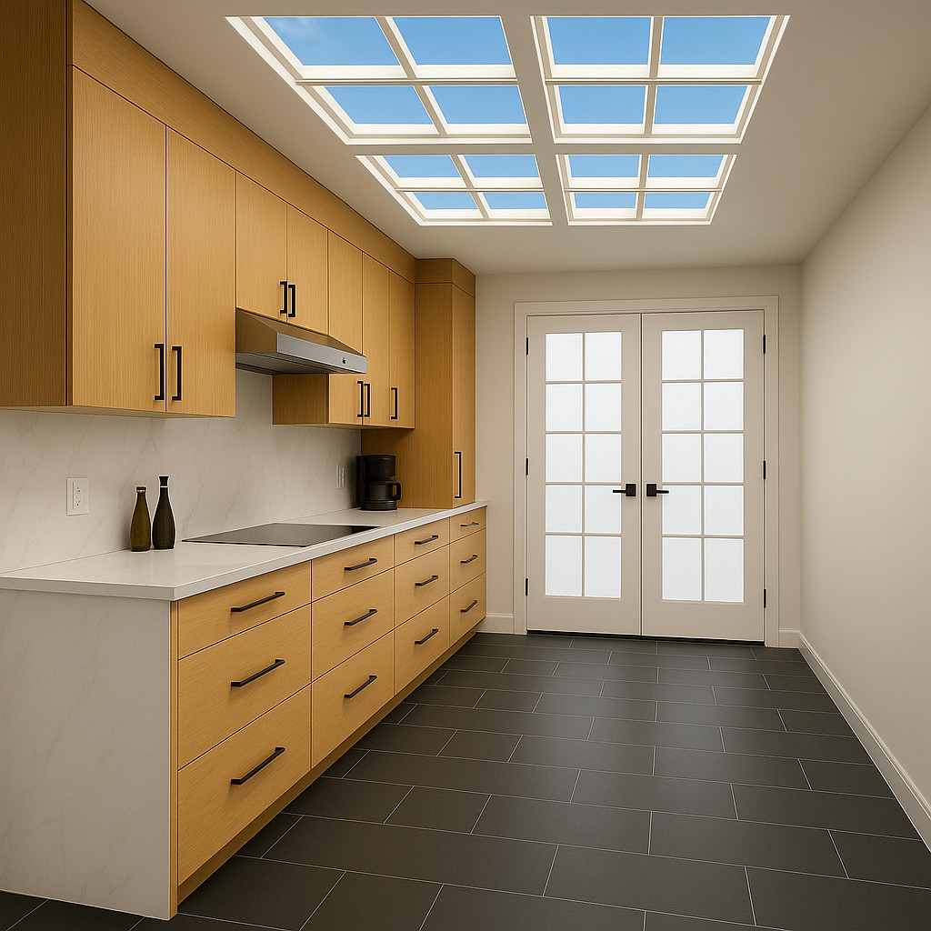 Blog công ty mới nhất về Tại sao Đèn Skylight Thông Minh là Giải pháp Chiếu sáng Lý tưởng cho Nhà ở và Không gian Thương mại