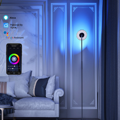 Mua Góc đèn đa cảnh DC 24V RGB, Đèn sàn ra lệnh bằng giọng nói LED RGB sản xuất trực tuyến