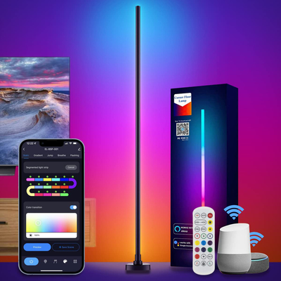 Mua Phòng khách Đèn sàn RGB hồng ngoại ở góc Điều khiển từ xa với Chế độ âm nhạc sản xuất trực tuyến