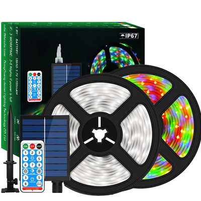 Mua Đèn dải SMD2835 không thấm nước Đèn năng lượng mặt trời, dải LED RGB chạy bằng năng lượng mặt trời ổn định sản xuất trực tuyến
