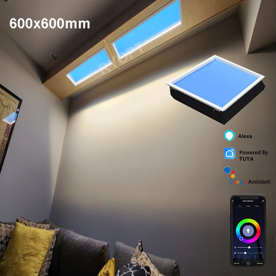 Mua Bảng điều khiển trần giếng trời nhân tạo Blue Sky Led 600x600 Dimmable Ultra Thin Dali 1V-10V sản xuất trực tuyến