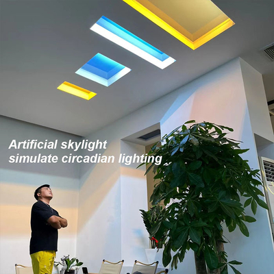 Mua Smart Dimmable 300x600 Ánh sáng trời nhân tạo, Không nhấp nháy Ánh sáng cửa sổ giả sản xuất trực tuyến