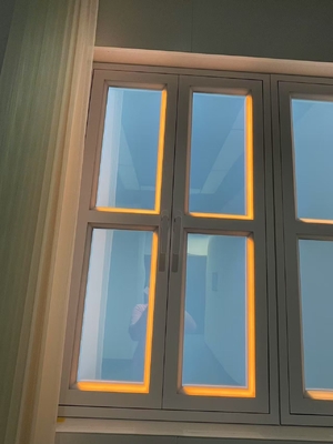 Mua Đèn cửa sổ giả thông minh CRI 95 gắn tường L1332*W781*H66mm Điều khiển bằng Ứng dụng và Điều khiển từ xa để có không gian tự nhiên sản xuất trực tuyến