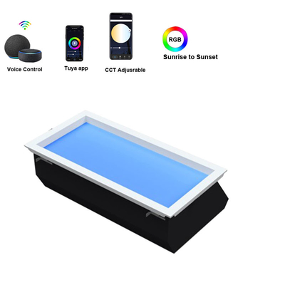ROHS Trần nhân tạo LED Skylight bắt chước Ánh sáng mặt trời âm tường 30x60 CCT 6500K