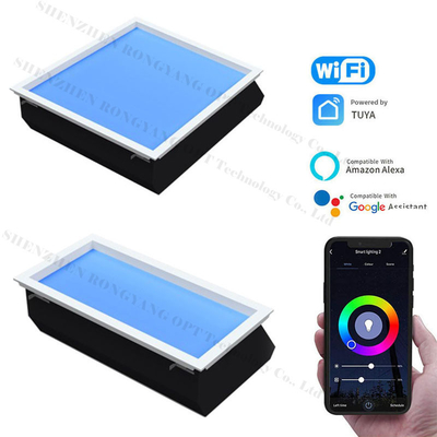 Bảng điều khiển LED mô phỏng bầu trời thực tế hiệu ứng ánh sáng tự nhiên cho phòng ngủ, tầng hầm, phòng khám và văn phòng