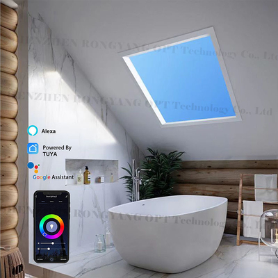 CCT 6500K 1200x300 Đèn trời LED nhân tạo Tự làm Điều khiển bằng giọng nói Alexa