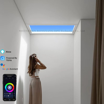 Bảng điều khiển giếng trời nhân tạo CRI 90 50W, Ánh sáng mặt trời giả 2700K-6500K