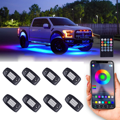 5050 Đèn đá RGB không dây dành cho xe tải với pin Lithium Ion
