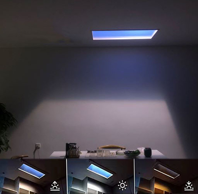 Bảng điều khiển ánh sáng mặt trời nhân tạo siêu mỏng Hợp kim nhôm 120x60 110V dọc