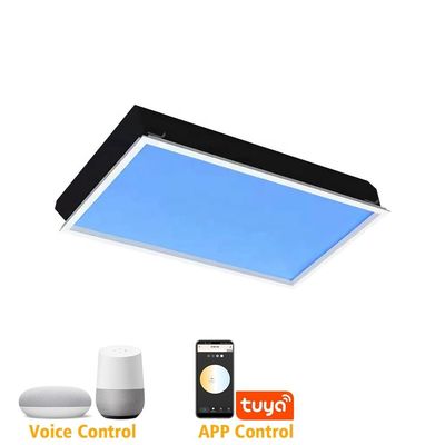 Bảng điều khiển đèn trời LED nhân tạo ảo 110VAC Điều chỉnh độ sáng 60x120 CCT 6500K 8000lm