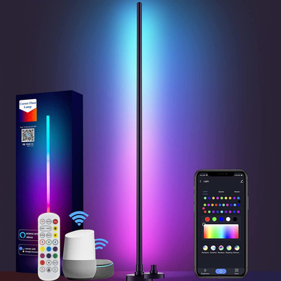 Đèn sàn LED RGB hiện đại Bắc Âu Điều khiển bằng giọng nói Wi-Fi có thể điều chỉnh độ sáng trong nhà điều khiển bằng giọng nói Alexa