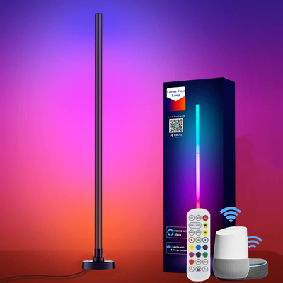 Đèn góc RGB CCT 2500K-6500K, Đèn sàn LED thay đổi màu có thể điều chỉnh độ sáng