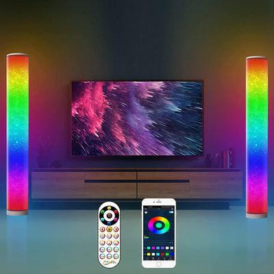 16 triệu màu thay đổi màu RGB ở góc đèn sàn Điều khiển WiFi thông minh Alexa Tuya