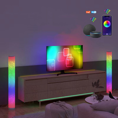 Đèn sàn RGB có thể điều chỉnh độ sáng bằng nhôm Điều khiển ứng dụng thông minh 16 triệu màu