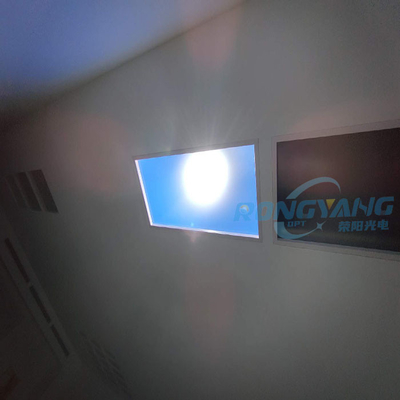 Tấm trần ánh sáng nhân tạo 600x1200 có thể điều chỉnh độ sáng Tuya Điều khiển 90 độ