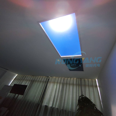 Bầu trời bảng điều khiển LED 6500K thực tế, Cửa sổ giả 60HZ với ánh sáng mặt trời nhân tạo