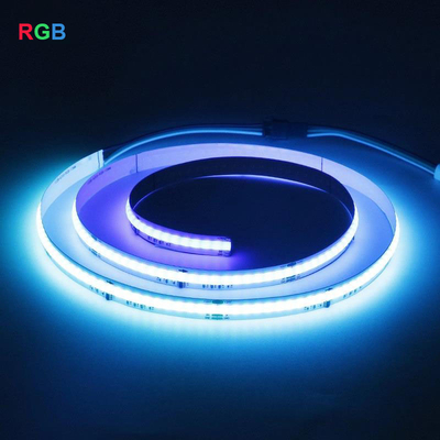Dải LED COB 3000K 5000K RGB thực tế cho phòng 12V 24V Chiều rộng 10mm