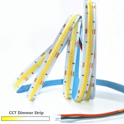 COB CCT 2500K Đèn LED dải silicon có thể thay đổi độ sáng Đa năng