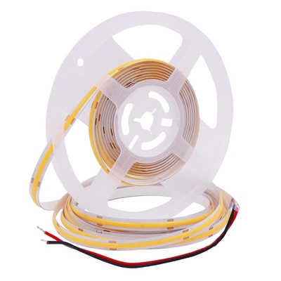 Chiều rộng 8mm 10W COB LED Strip Light DC24V 1000lm / M Cool White RA 90