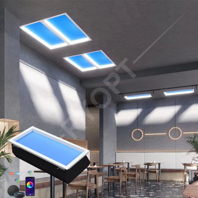 Chống lóa 2000LM Ánh sáng ban ngày nhân tạo, Bảng điều khiển trần LED trên bầu trời và đám mây 30x60