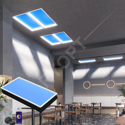 Bảng điều khiển ánh sáng ban ngày nhân tạo 200W thực tế 120x60 RGB được lắp chìm