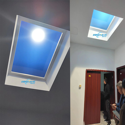 Bảng điều khiển ánh sáng mặt trời LED 600x600 Điều khiển không dây 200W CRI 95 Tuya