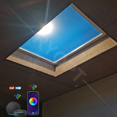 Bảng điều khiển LED gắn trên bề mặt 60 * 60 300W Đèn bầu trời xanh cho gia đình