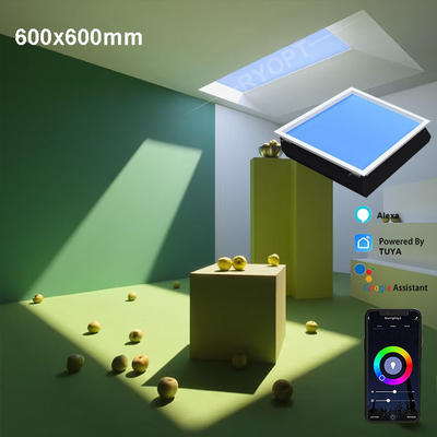 Ánh sáng tự nhiên Aluminium LED Skylight Panel 700 Hours Life Span 2100K-7500K Khởi động Nhiệt độ màu sắc 12kg