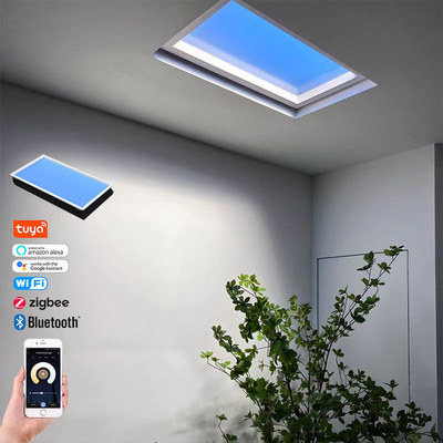 Ánh sáng ban ngày nhân tạo Faux Skylight Lighting CCT 6500K Dimmable Tuya Smart Wifi