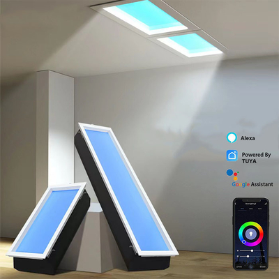 240W RGB + CCT LED Bảng trần Đèn trời nhân tạo Với cảnh màu có thể tắt thông qua Tuya WiFi BT App