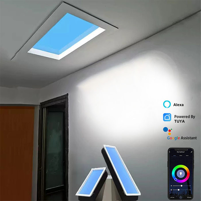 3.6A LED Skylight Panel 2100-7000K Nhiệt độ màu sắc 6-10 mét vuông Vùng chiếu sáng