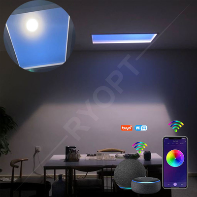100W tấm đèn mặt trời nhân tạo góc chùm 90 độ vật liệu hợp kim nhôm IP65