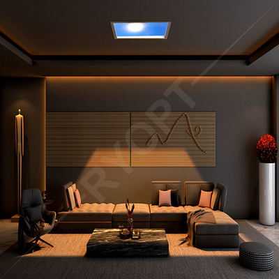 Ánh sáng trời màu xanh nhân tạo Smart Tuya Đường chiếu sáng LED thiên thạch sáng thiên nhiên 350W