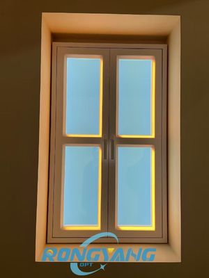 Đèn trần cửa sổ trời điều khiển thông minh mô phỏng bình minh đến hoàng hôn, gắn tường L1332*W781*H66mm AC100-240V