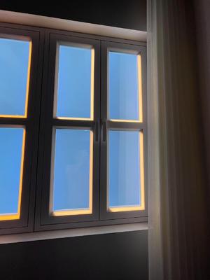 1200x600 Phân đồ đèn cửa sổ giả Ánh sáng bầu trời xanh Nhịp sinh học Ánh sáng mặt trời tự nhiên