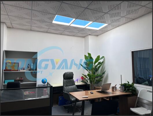 Trải nghiệm lợi ích của Ánh sáng theo nhịp sinh học với Đèn cửa sổ giả L1182*W582*H36mm Mô phỏng các màu sắc khác nhau trong ngày