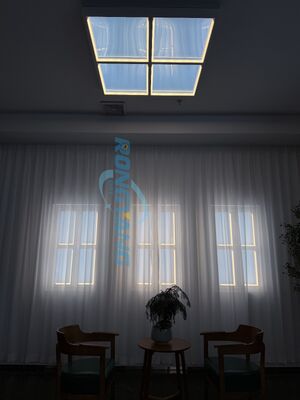 Ánh sáng cửa sổ giả cung cấp CRI RA 95 thích hợp để cải thiện bầu không khí trong khách sạn và nhà hàng